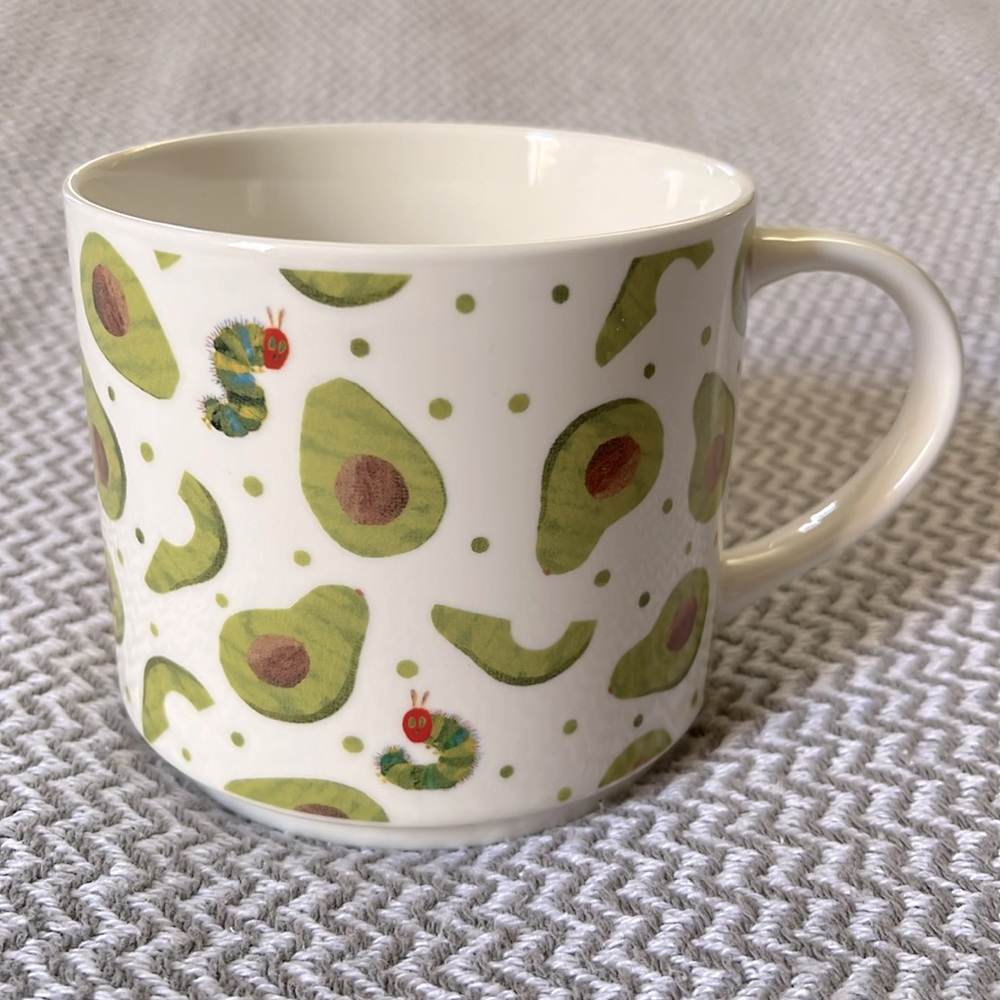 World of eric carle ceramic mug avocado & caterpillar